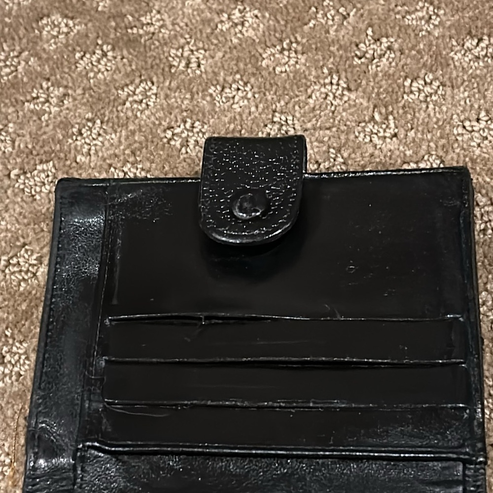 Chanel W/COA Card Classic Vintage Interlocking CC Logo Small Snap Bifold Wallet - Picture 7 of 10